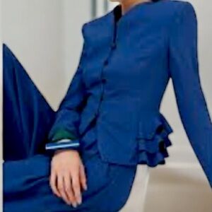 Emporio Armani Royal Blue Women's Blazer similar 8 - 10 INT 44 Authentic